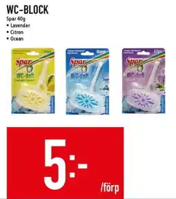 Matdax SPAR Wc-block erbjuda
