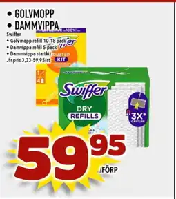 Matdax Swiffer Golvmopp • dammvippa erbjuda