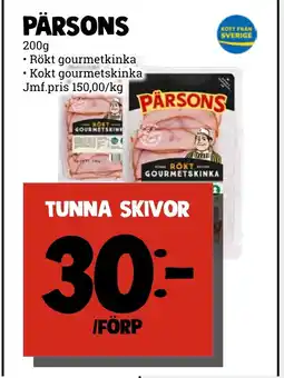 MatArket PÄRSONS Tunna skivor erbjuda
