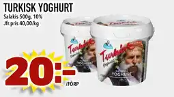 MatArket Salakis Turkisk yoghurt erbjuda