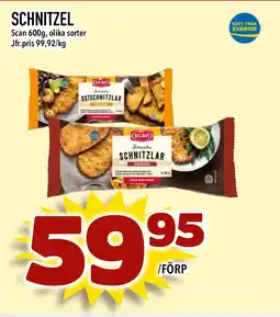 MatArket Scan Schnitzel erbjuda