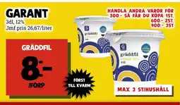 MatArket GARANT Gräddfil erbjuda