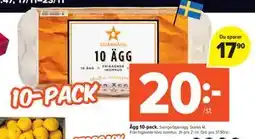 Coop Extra Ägg 10-pack, SEK 20 erbjuda