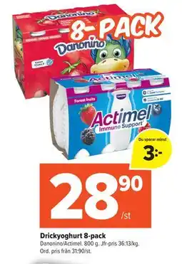 Coop Extra Drickyoghurt 8-pack, SEK 28.9 erbjuda