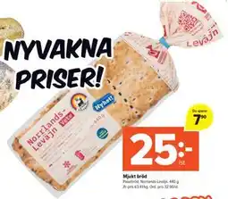Coop Extra Mjukt bröd, SEK 25 erbjuda