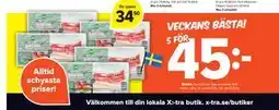 Coop Extra Bacon, SEK 45 erbjuda