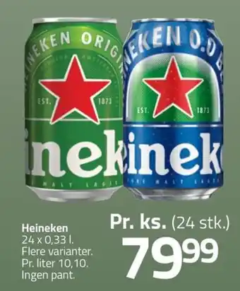 Fleggaard Heineken erbjuda