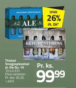 Fleggaard Thisted Smagsoplevelser el. Ale No. 16 erbjuda