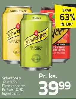 Fleggaard Schweppes erbjuda