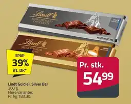 Fleggaard Lindt Gold el. Silver Bar erbjuda