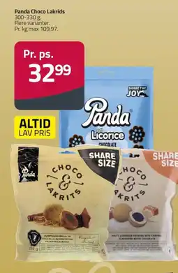 Fleggaard Panda Choco Lakrids erbjuda