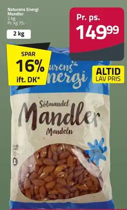 Fleggaard Naturens Energi Mandler erbjuda