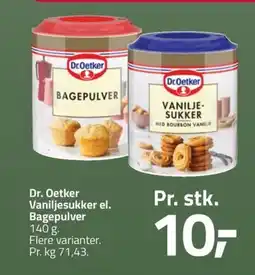 Fleggaard Dr. Oetker Vaniljesukker el. Bagepulver erbjuda