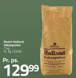Fleggaard Rexim Holland Kakaopulver erbjuda