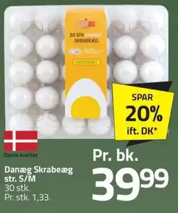 Fleggaard Danæg Skrabeæg str. S/M erbjuda