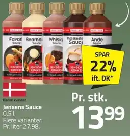 Fleggaard Jensens Sauce erbjuda