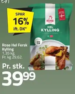 Fleggaard Rose Hel Fersk Kylling erbjuda