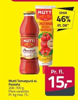 Fleggaard Mutti Tomatpuré el. Passata erbjuda
