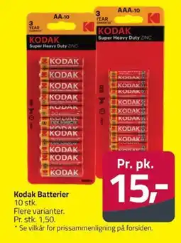 Fleggaard Kodak Batterier erbjuda