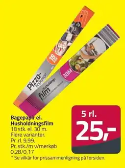 Fleggaard Bagepapir el. Husholdningsfilm erbjuda