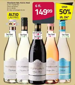 Fleggaard Silverboom Rød, Hvid el. Rosé erbjuda
