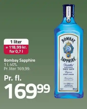 Fleggaard Bombay Sapphire erbjuda