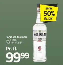 Fleggaard Sambuca Molinari erbjuda