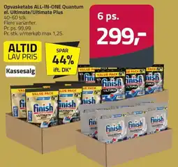 Fleggaard Opvasketabs ALL-IN-ONE Quantum el. Ultimate/Ultimate Plus erbjuda
