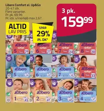 Fleggaard Libero Comfort el. Up&Go erbjuda