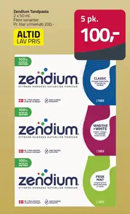 Fleggaard Zendium Tandpasta erbjuda