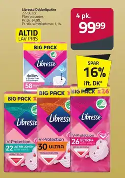 Fleggaard Libresse Dobbeltpakke erbjuda