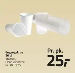 Fleggaard Engangskrus erbjuda