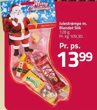 Fleggaard Julestrømpe m. Blandet Slik erbjuda