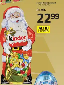 Fleggaard Ferrero Kinder Julemand erbjuda