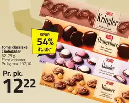 Fleggaard Toms Klassiske Chokolader erbjuda
