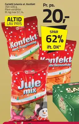Fleggaard Carletti Julemix el. Konfekt erbjuda