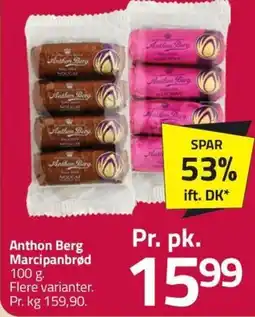Fleggaard Anthon Berg Marcipanbrød erbjuda