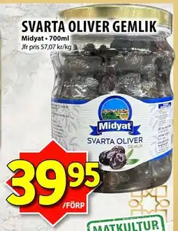 Matvärlden Tensta SVARTA OLIVER GEMLIK, SEK 39.95 erbjuda