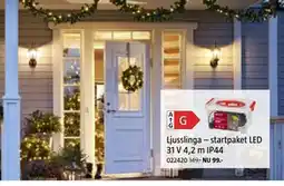 Jula Ljusslinga – startpaket LED 31 V 4,2 m IP44., SEK 99 erbjuda