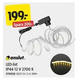 Jula LED-list IP44 12 V 2700 K, SEK 199 erbjuda