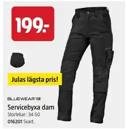 Jula Servicebyxa dam, SEK 199 erbjuda