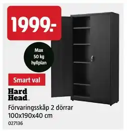 Jula Förvaringsskåp 2 dörrar 100x190x40 cm, SEK 1999 erbjuda