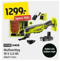 Jula Multiverktyg 18 V 2,0 Ah, SEK 1299 erbjuda