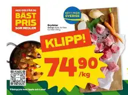 Stora Coop Grytbitar, SEK 74.9 erbjuda