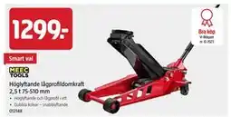 Jula Höglyftande lågprofildomkraft 2,5 t 75-510 mm, SEK 1299 erbjuda