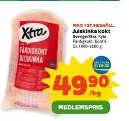 Stora Coop Julskinka kokt, Medlemspris erbjuda