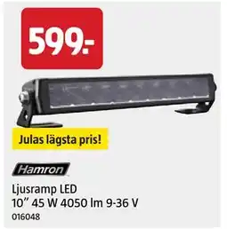 Jula Ljusramp LED 10” 45 W 4050 lm 9-36 V, SEK 599 erbjuda
