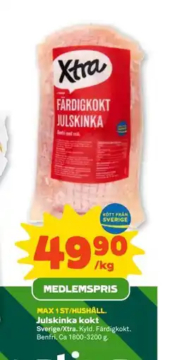 Stora Coop Julskinka kokt, Medlemspris erbjuda