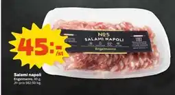 Stora Coop Salami napoli, SEK 45 erbjuda