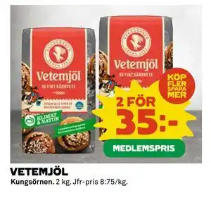 VETEMJÖL, Medlemspris